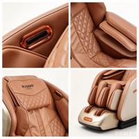 Fauteuil de massage à airbag pour le corps entier, zéro gravité, vente premium OEM, fauteuil inclinable zéro gravité, rail SL, coussin chauffant, fauteuil de massage