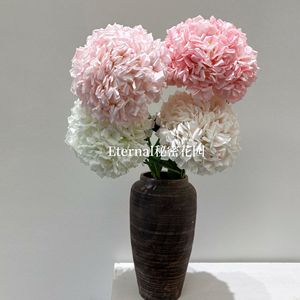 Flor de Hortensia de Seda Extra Grande Secret Garden, 216 Pétalos, Hecha a Mano, Rama Individual, Decoración para Bodas - Product Image 2