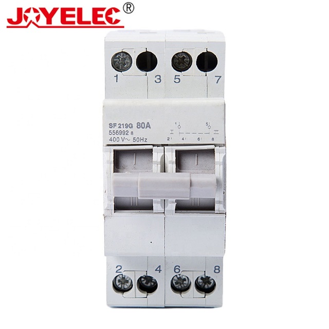JOYELEC SF Series Din Rail Mount Isolating Switch Modular Changeover Switch on OFF on