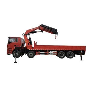 Shacman Delong 8x4 16 Ton Folding <b>Arm</b> <b>Lorry</b> <b>Crane</b> Integrated Lifting and Transportation Truck - Product Image 1