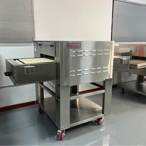 Trasportatore elettrico in pietra forno per Pizza 18 "tubo di riscaldamento in pietra commerciale forno per il ristorante