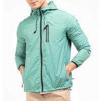Veste de pluie d'extérieur nouveau design veste coupe-vent veste sport printemps pour hommes logo personnalisé