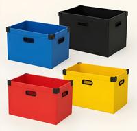 Boîte de rangement pliable multifonctionnelle en plastique économique – Écologique, durable, service de découpe, taille et couleur personnalisables