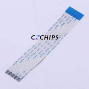 JS10B-18P-100-4-8 FFC Cable (Flexible Flat Cable) P=1mm Connector 18P 1mm 0.3mm Reverse - Product Image 1