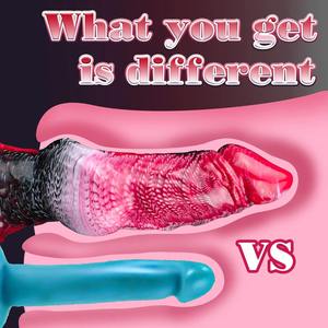 Dildo Realistico Mostruoso in Silicone, Grande Dildo Drago per Gioco Sessuale Anale Maschile - Product Image 6
