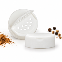 Bouchon à clapet en plastique, bouchon papillon, outils pour salière et poivrière, pour flacon à épices