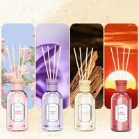 Diffuseur de parfum d'ambiance de luxe 230 ml avec bâtonnets – Parfum d'intérieur longue durée, désodorisant naturel pour salon