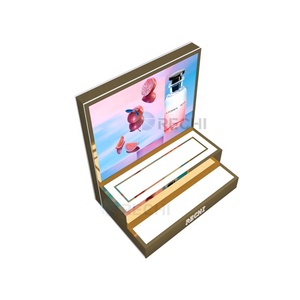 Rechi thiết kế mới chiếu sáng <span class=keywords><strong>Acrylic</strong></span> chăm sóc da nước hoa bán lẻ POS hiển thị đứng cho nước hoa mỹ phẩm vẻ đẹp cửa hàng hiển thị giá - Product Image 3