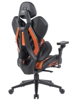 Chaise de gaming ergonomique en nylon avec accoudoirs 5D réglables, vérin à gaz 4 positions, pivotement à 360°, design de luxe pour bureau à domicile et ordinateur