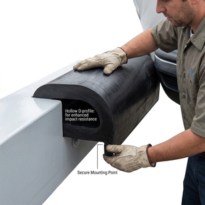 Accessoires hydrauliques : Bouées de bateau 40x25mm en EPDM, PVC, NBR, PU ; Pare-battages pour bateaux et yachts à vendre ; Pare-chocs de quai marins - Product Image 2