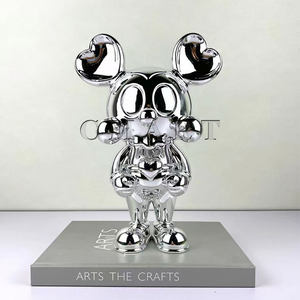 Cadeau, <span class=keywords><strong>jouet</strong></span>, artisanat en résine, Mickey, décoration de <span class=keywords><strong>maison</strong></span> et de bureau, statue de souris animale de dessin animé, collection de galerie, souvenirs, sculpture pop art - Product Image 1