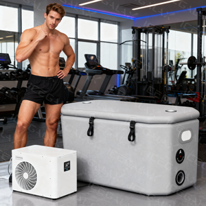 Solución Integral Enfriador de Agua 0℃ - 40℃ Control Ciclo de Ozono Baño de Hielo Enfriador de Inmersión Fría con Filtro - Product Image 1
