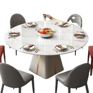 Dinning Table Decoration Stone Furniture Commercial Kitchen Table Modern Marble Dining Table