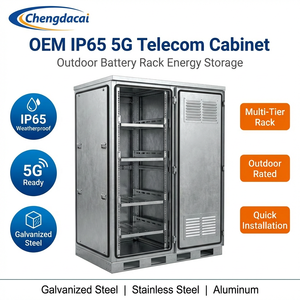<span class=keywords><strong>ตู้</strong></span>เก็บแบตเตอรี่สำรองพลังงาน 5G สำหรับงานโทรคมนาคมกลางแจ้ง ทนทานต่อสภาพอากาศ IP65 ผลิตจากเหล็กชุบสังกะสีแบบกำหนดเอง - Product Image 1