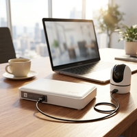 Baterai Lithium 10400mAh DC Mini UPS Tiga Fasa untuk Router dan Modem