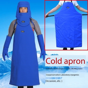 <span class=keywords><strong>Delantal</strong></span> protector criogénico de 90cm y 110cm para ropa de seguridad de nitrógeno líquido con mango - Product Image 2