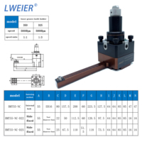 Porte-outil à rainure interne LWEIER BMT45/55/65 pour fraiseuse - Utilisé pour l'usinage de trous intérieurs, fentes et rainures à clavette