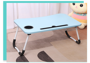 Modern Small <strong>Foldable</strong> Mdf <strong>Computer</strong> Desk Portable Adjustable Laptop Stand Wooden Bed <strong>Table</strong> for Home Office School for Small - Product Image 6