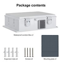 Boîtier de jonction électrique étanche en plastique pour extérieur, boîtier de commande pour la protection des équipements électroniques, montable sur mur et colonne