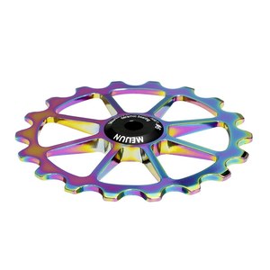 Polea desviadora trasera <span class=keywords><strong>de</strong></span> <span class=keywords><strong>bicicleta</strong></span>, rodamiento <span class=keywords><strong>de</strong></span> cerámica Jockey Wheel AL-7075, CNC, 4mm/5mm/6mm, 18T - Product Image 4