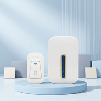 Sonnette sans fil intelligente et durable, étanche, avec prises EU, AU, UK, US, pour maison, appartement, immeuble, sonnette de porte