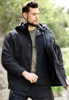 Veste tactique softshell G8 pour homme, imperméable, chaude, à capuche, coupe-vent, en polaire, camouflage, pour la chasse