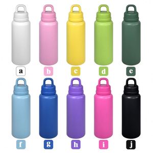 26oz One-touch Quick-open Colorful Stainless Steel <b>Vacuum</b> Space Handle Double-layer Thermal Insulation <b>Portable</b> Car Use - Product Image 5