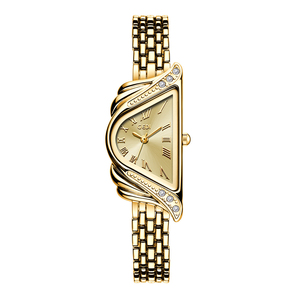 Reloj de Cuarzo con Incrustaciones de Diamantes de Imitación para Mujer, Diseño de Alta Gama, Estilo Minimalista con Correa de Acero - Product Image 6