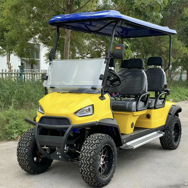 60V 5000W Leisure Passenger Electric 4 Wheels Scooter With Roof Electric Golf Cart Buggy Quadricycle