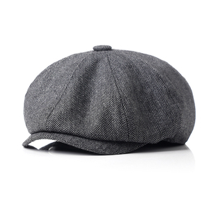 Promoción del Fabricante GL: Boina Casual Retro de Algodón a Rayas, Cálida para Invierno, Unisex, para Esquí, Playa, Hombre, Estilo Ivy - Product Image 2