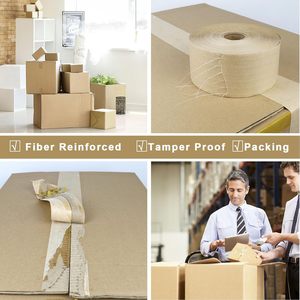 Brasil Tùy Chỉnh 100M Giấy Kraft Băng 60Mm Dính Đóng Gói Dải Với Logo Cá Nhân 10M Cinta De Embalaje - Product Image 6