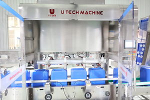 Hoàn toàn tự động bánh mỡ bôi trơn dầu động cơ động cơ dầu chai Filler điền đóng nắp và ghi nhãn máy đóng gói dây chuyền sản xuất - Product Image 3