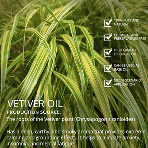 Aceite de Vetiver 100% Puro y Natural al por Mayor, Precio para Aceite de Masaje Corporal, Cuidado de la Piel, Grado Superior - Product Image 2