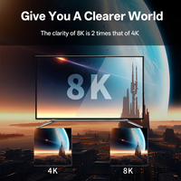 Adaptateur multi-ports USB-C en gros, câble DP 8K 4K 60Hz, convertisseur USB-C vers DisplayPort pour ordinateur portable, moniteur, téléviseur