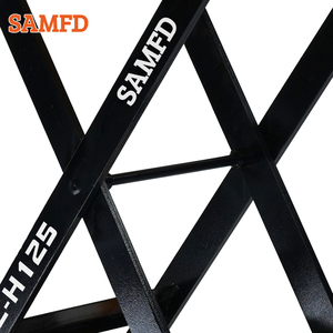 Platform Pengangkat Hidrolik Manual Model Gunting Tunggal SAMFD New Metal Screw, Meja Angkat Mobile untuk Retail - Product Image 3