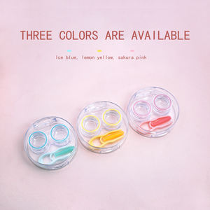 Estuche para Lentes de Contacto de Moda para Mujer, Diseño Rectangular de Plástico, Directo de Fábrica, Colorido, Venta al Por Mayor - Product Image 4