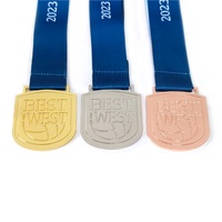 Fabricantes de Medallas, Trofeo de Metal 2/3D al por Mayor, Medalla Ecológica Personalizada con Logotipo en Oro, Plata y Bronce, Medalla Deportiva Personalizada de Taekwondo