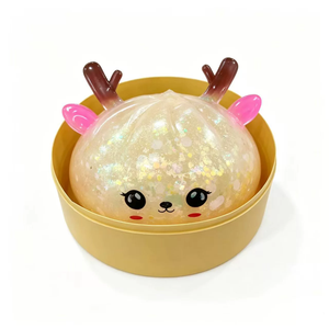Juguete de Reno Navideño para Apretar, 15CM, Grande, Tipo Dumpling, Squishy, Antiestrés, para Amasar y Aliviar el Estrés - Product Image 2