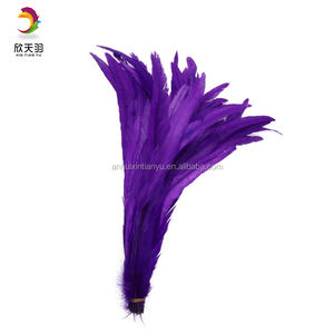 20 צבעים זמינים 100 יחידות\שקית 25-30 ס "מ צבע נוצות זנב תרנגול - Product Image 5