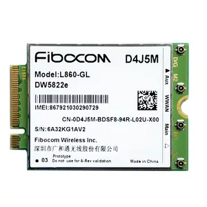 DW5822e के लिए Fibocom L860-GL D4J5M XMM7560 4G LTE मॉड्यूल 1Gbps Cat16 M.2 dell Inspiron 7490 लैपटॉप नोटबुक के लिए नेटवर्क कार्ड