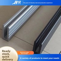 Vente en gros usine : Garde-corps de balcon et mains courantes d'escalier modernes et minimalistes en alliage aluminium-magnésium, à fixation au sol, sans perçage