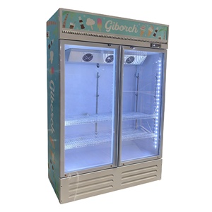 Thương mại đồ uống hiển thị tủ lạnh 5 sao năng lượng hiệu quả tủ lạnh dọc nhiệt độ duy nhất thẳng đứng cửa kính Máy làm lạnh - Product Image 1