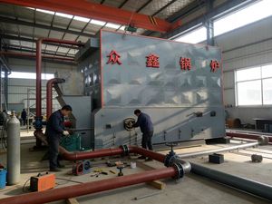 דוד שמן תרמי אופקי YLW - מבער רב-דלק לקש חקלאי/פחם/כדורי ביומסה - Product Image 5