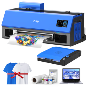 2026 13Inch Xp600 Dtf Printer 33CM Dtf Printer Printing Machine Roll Dtf Printer With Oven Drying for Any Textile T-Shirt - Product Image 1