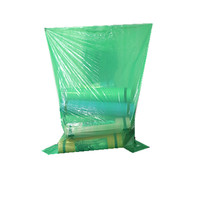 Sac personnalisé en LDPE transparent à soufflets sur 4 côtés pour la protection des équipements de bureau, copieur, scanner, anti-poussière, anti-humidité