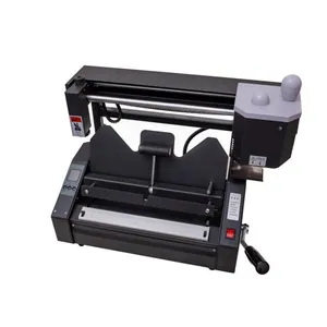 Factory sell desktop A3 A4 paper hardcover creasing book glue binding machine