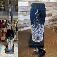 Distributeur de whisky Blackwood pour bar à domicile, carafe anti-fuite pour Halloween, distributeur d'alcool pour Tequila/Scotch, décoration pour Man Cave