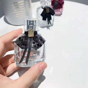 Botellas de Perfume de Vidrio Cuadradas Portátiles de Lujo, 30ml 50ml 100ml, con Pulverizador, Impresión Serigrafiada, Recargables, con Caja de Viaje, para Citas Nocturnas - Product Image 5