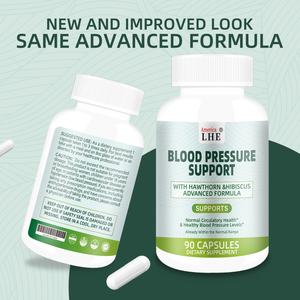 Complément alimentaire pour la pression artérielle de qualité supérieure pour la santé cardiovasculaire des adultes, 90 capsules végétales - Product Image 4