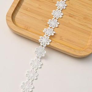 Ren thêu hoa hướng dương nhiều màu sắc, thân thiện với môi trường, dễ tan trong nước, chất liệu sợi polyester 2.5cm - Dùng để tự làm quần áo, túi xách, giày dép - Product Image 6